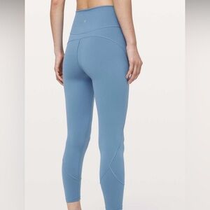 Lululemon In Movement 7/8 Tight / Everlux 25” in Utility Blue